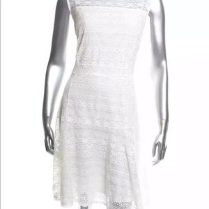 NY Collection White Lace Sleeveless Dress NWT